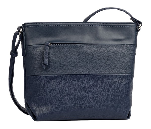 Tom Tailor Nicolina Cross Bag M UmhäNgetasche Tasche Dark Blue Dunkelblau Neu-image