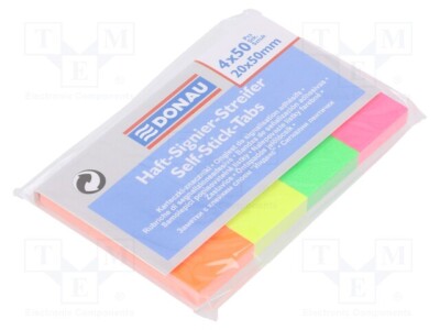 1pcs, Self Adhesive Leaves DONAU-20X5-4K/NEON/E2DE