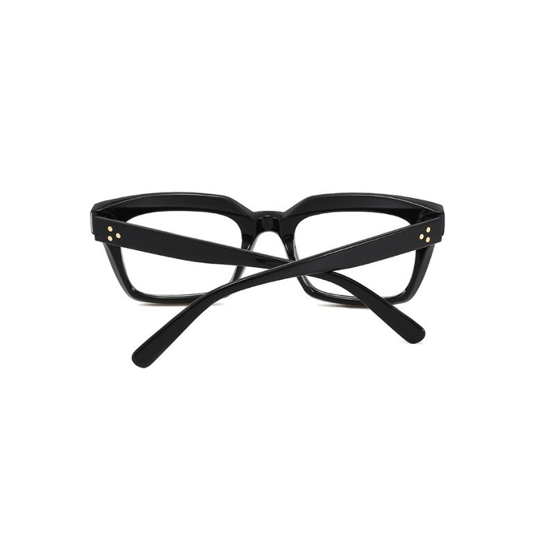 Retro Geek Nerd Square Frame Glasses – Clear Lens Unisex Fashion Eyewear