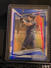 Jacob Reimer 2022 Elite Extra Aspirations Blue #d/349 - #119 Mets