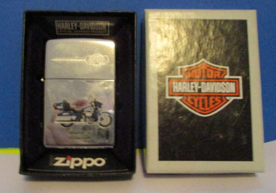 VINTAGE ZIPPO CIGARETTE LIGHTER MARKED HARLEY DAVIDSON MINT IN ORIGINAL BOX ULTR eBay