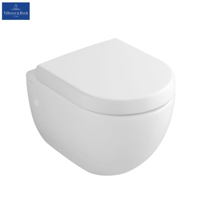 Villeroy & Boch Subway Soho wc wall hung toilet pan Soft close seat 6600.10.01 eBay