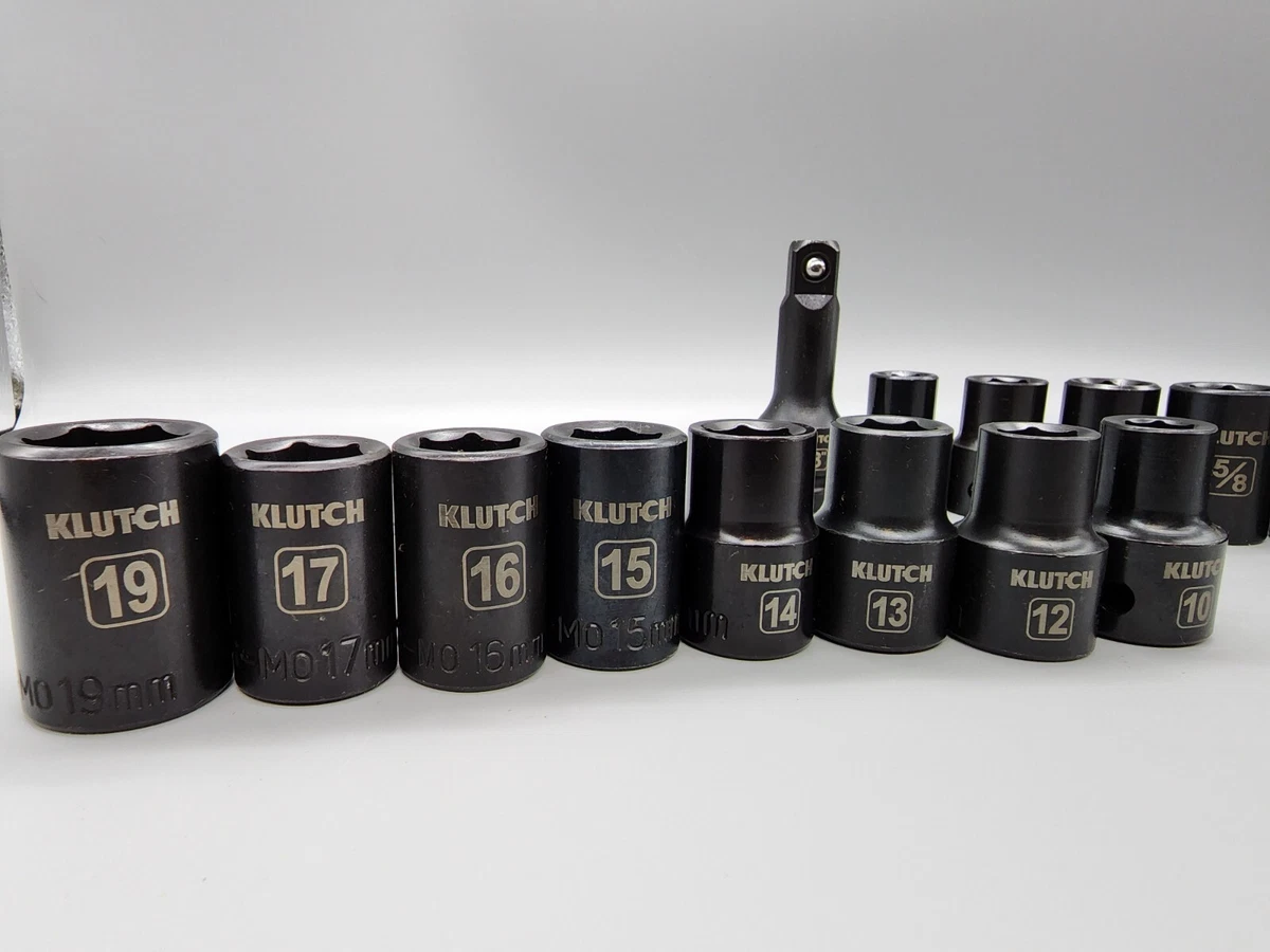 Klutch impact socket set outlet