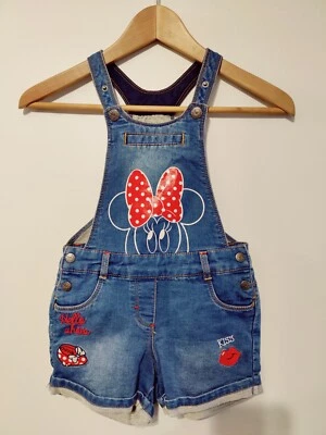 Salopette En Jean Fille Disney Orchestra Minnie Taille 6 ans - Photo 1/3