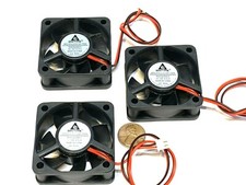 3 Pieces Fan 12v blower turbo fast quiet 5cm 50mm small computer case 2pin A35