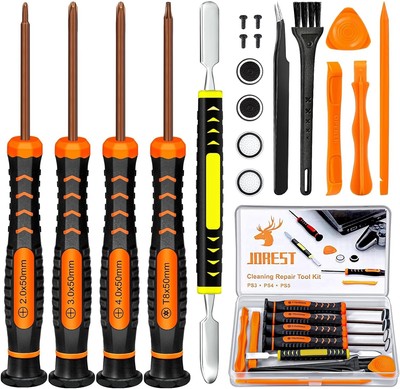 Cleaning Repair Tool Kit for PS5 PS4, with PH00 PH0 PH1 Phillips and T8