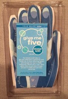 Reflexology Gloves Give Me Five True Blue Spa Bath & Body Works One Size Map Reflexology Gloves Give Me Five True Blue Spa Bath & Body Works One Size Map