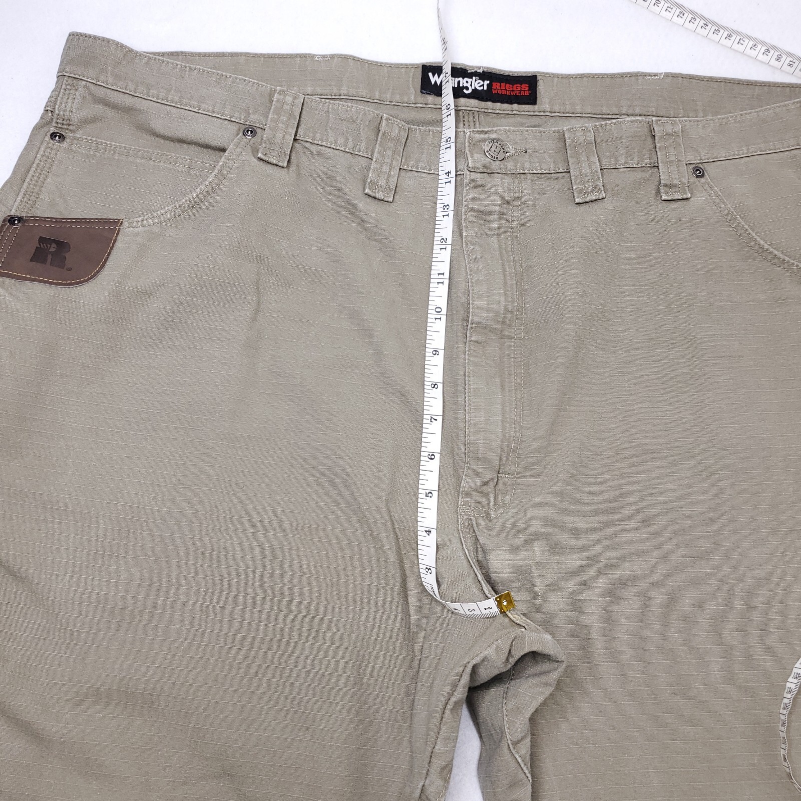 Wrangler Riggs Cargo Utility Work Pants Beige Brown R… Gem