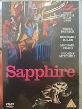 Image of SAPPHIRE DVD CULT 1959 BRITISH FILM NIGEL PATRICK & BERNARD MILES CRIME DRAMA
