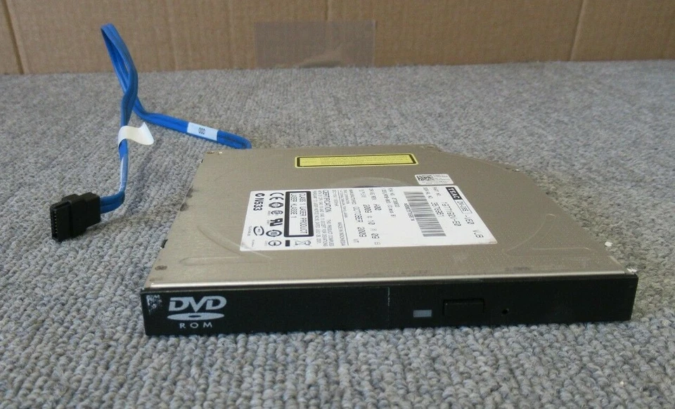 Teac DV-28S G4GTD 1977192V-E0 PowerEdge R300 SATA DVD-ROM Drive & Cable N268G - Image 2 of 4