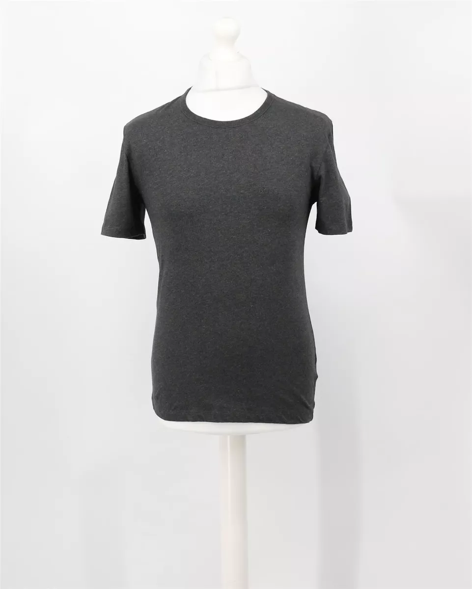 BOSS HUGO BOSS MENS UK S GREY LOUNGEWEAR SHORT SLEEVE T SHIRT DH