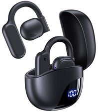 AI Translation Earbuds Real Time 164 Languages 80H Playtime M, Black