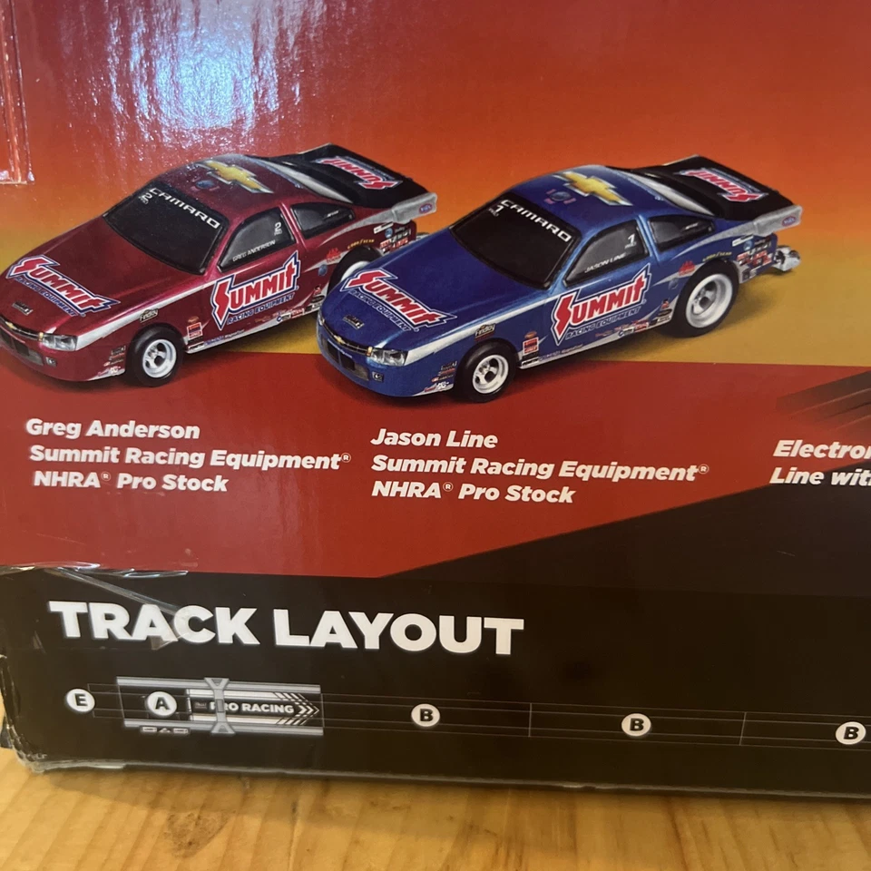 Auto World Summit Racing Pro Racing Tira de arrastre Eléctrico Ranura Coche Pista 4 velocidades Foto 3 de 4