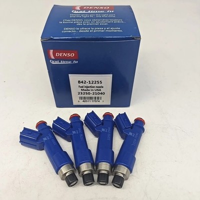 Set of 4 NEW Denso Fuel Injectors 23250-21040 Fits Toyota 2006-2014 Yaris 1.5L