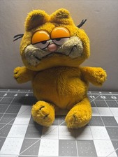 1981 Vintage Garfield Plush Toy Stuffed Animal Fun Farm 10 Nutshell Cat