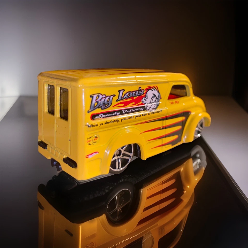 Hot Wheels желтый черный грузовик для доставки молочных продуктов чехол Lou's Speedy So Cal «Mr Big» - Изображение 2 из 4