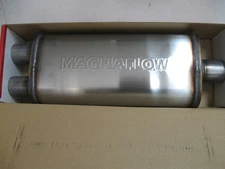 Magnaflow 12258 Exhaust Muffler 2.5"/2.25" Inlet/Outlet 5x8x18" Oval Stainless