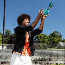 Vortex Aero Howler Neon Foam Ball, Classic Long-Distance Football, Flight-Opt...