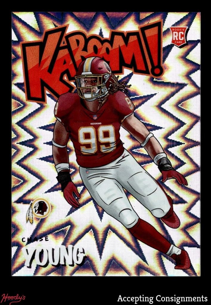 2020 Absolute Kaboom #KCY1 Chase Young RC ROOKIE SP REDSKINS