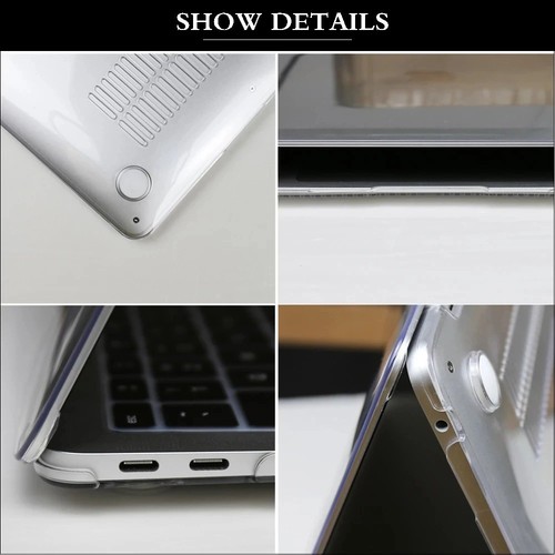 Coque pour ordinateur portable MacBook Air 13 15 Pro 14 16 M1 M2 M3 M4 coque rigide 2023 - Photo 2/6