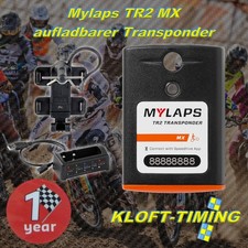 Mylaps TR2 MX Transponder incl. 1 Year Function Rechargeable incl. Accessories NEW