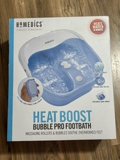 Heated Foot Bath by Homedics Foot Spa Bonus Pumice and Brush NIB