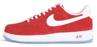 654256-601 Nike Lunar Force 1 14   Red Wildleder Herrenschuhe 40 EU