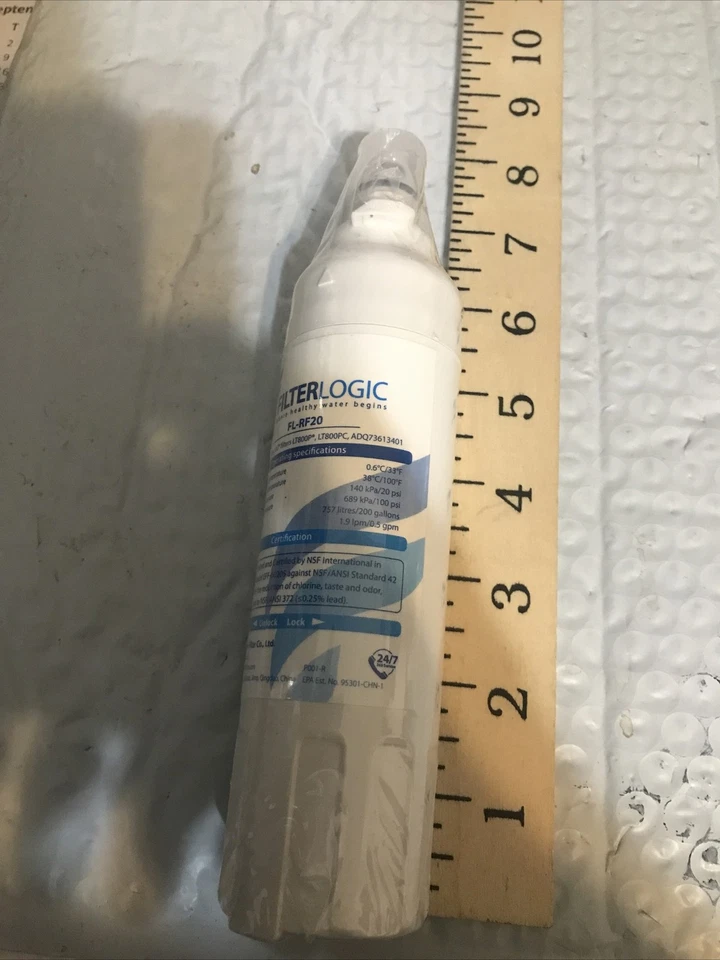 FilterLogic FL-RF20 Refrigerator Water Filter- For LG LT800P LT800PC ADQ73613401 - Image 4 of 4