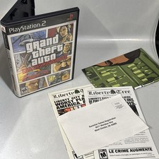 Grand Theft Auto: Liberty City Stories (Sony PlayStation 2, 2006) MAP/CIB