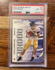 TOM BRADY 2000 SKYBOX IMPACT ROOKIE RC #27 PSA 8 - PATRIOTS, BUCCANEERS
