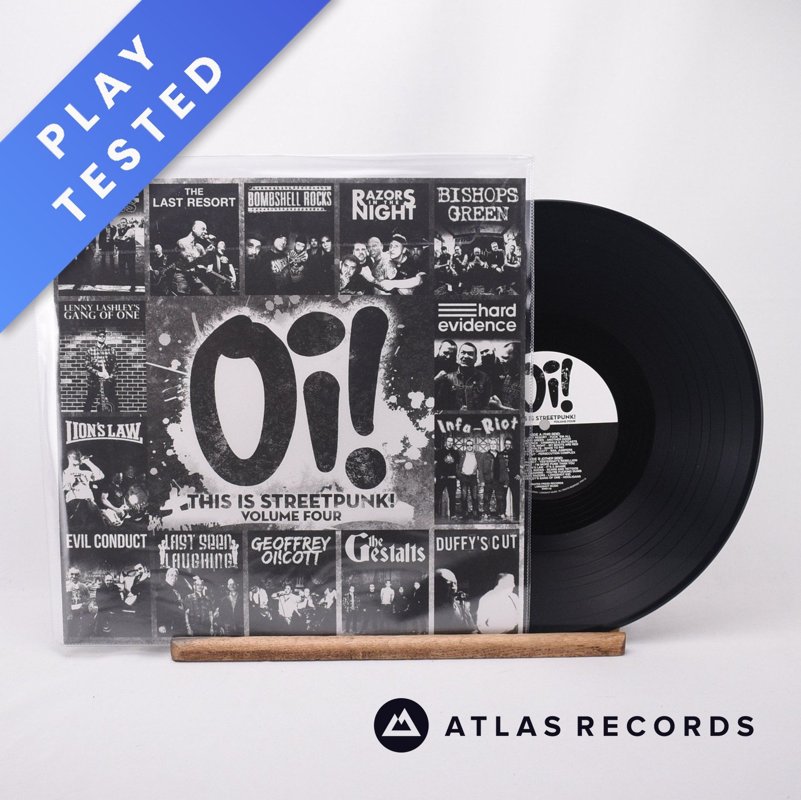Various Oi! This Is Streetpunk! Volume Four LP Vinyl Record PPR116 - EX/EX