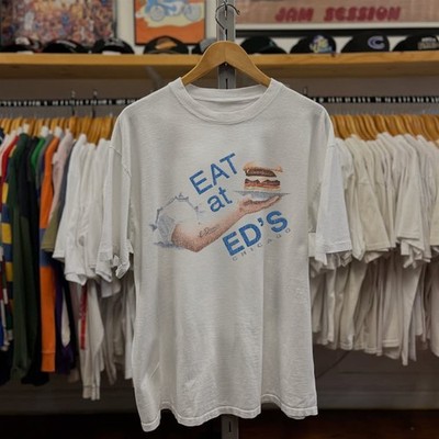 Eat At Ed Aged T-Shirt White S