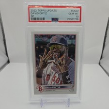 2022 Topps Update DAVID ORTIZ #US22 Photo Image Variation SP PSA 10