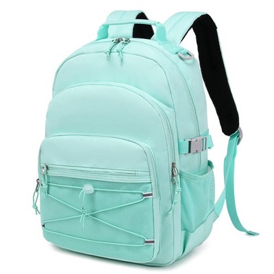 Girls Boys Backpack Kindergarten Elementary Middle School Waterproof 24L Green