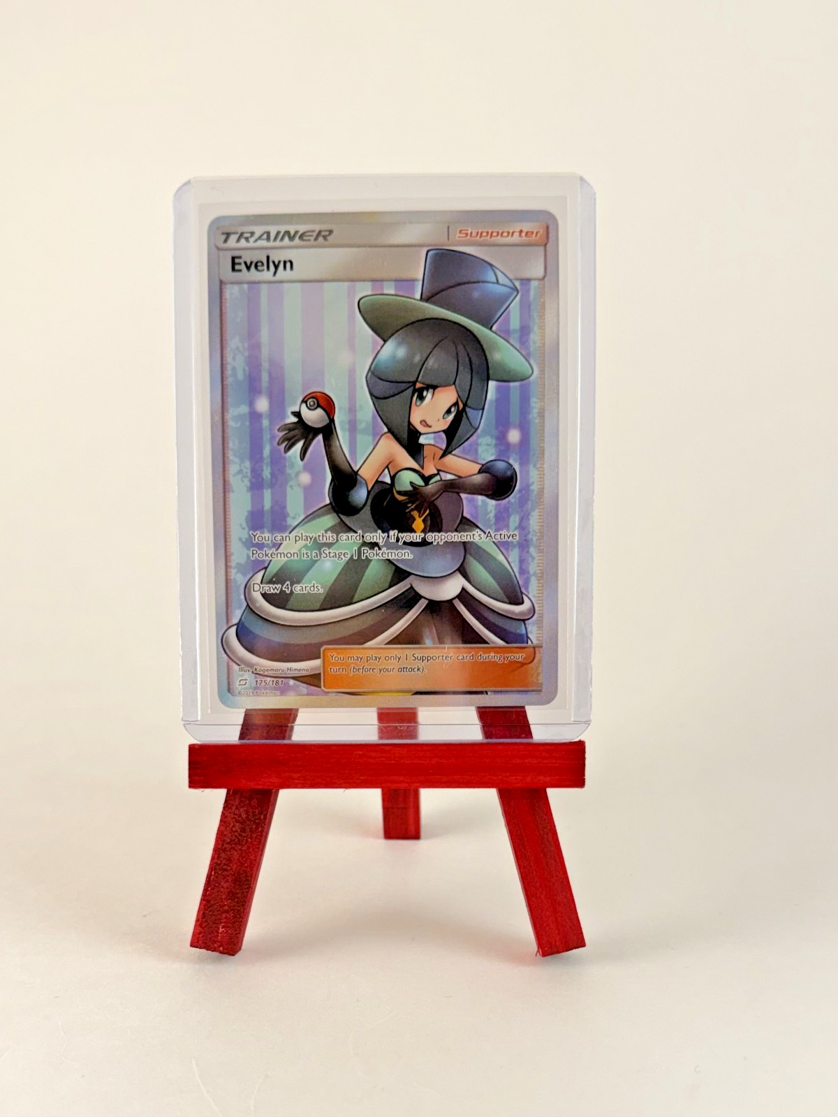 Evelyn 175/181 | SM Team Up | Full Art Ultra Rare Trainer Supporter | NM