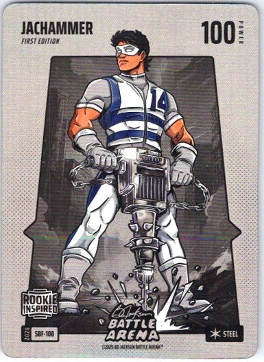 2026 Bo Jackson Battle Arena Jachammer Jac Caglianone Silver Battlefoil Steel