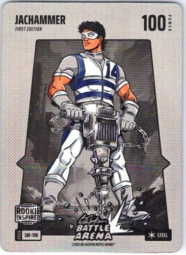 2026 Bo Jackson Battle Arena Jachammer Jac Caglianone Silver Battlefoil Steel