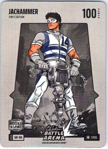 2026 Bo Jackson Battle Arena Jachammer Jac Caglianone Silver Battlefoil Steel