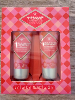 Bolero Hand Cream Vanilla Sugar & Raspberry 1 oz each Set of 2 Travel Size