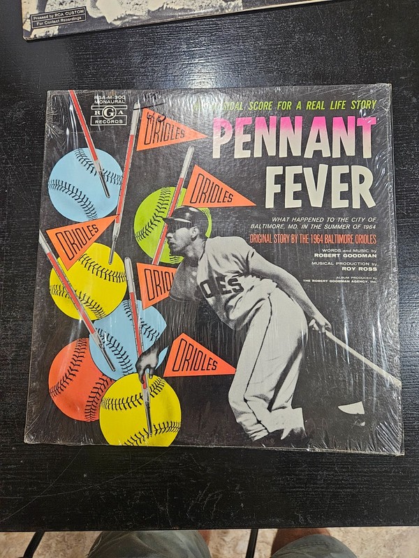 PENNANT FEVER 1964 BALTIMORE ORIOLES Record BROOKS ROBINSON BOOG POWELL PINELLA