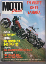 MOTO FLASH N°43 MONTESA 80 TRIAL / PEUGEOT 105 D / FANTIC 240 TRIAL / SUZ 1100