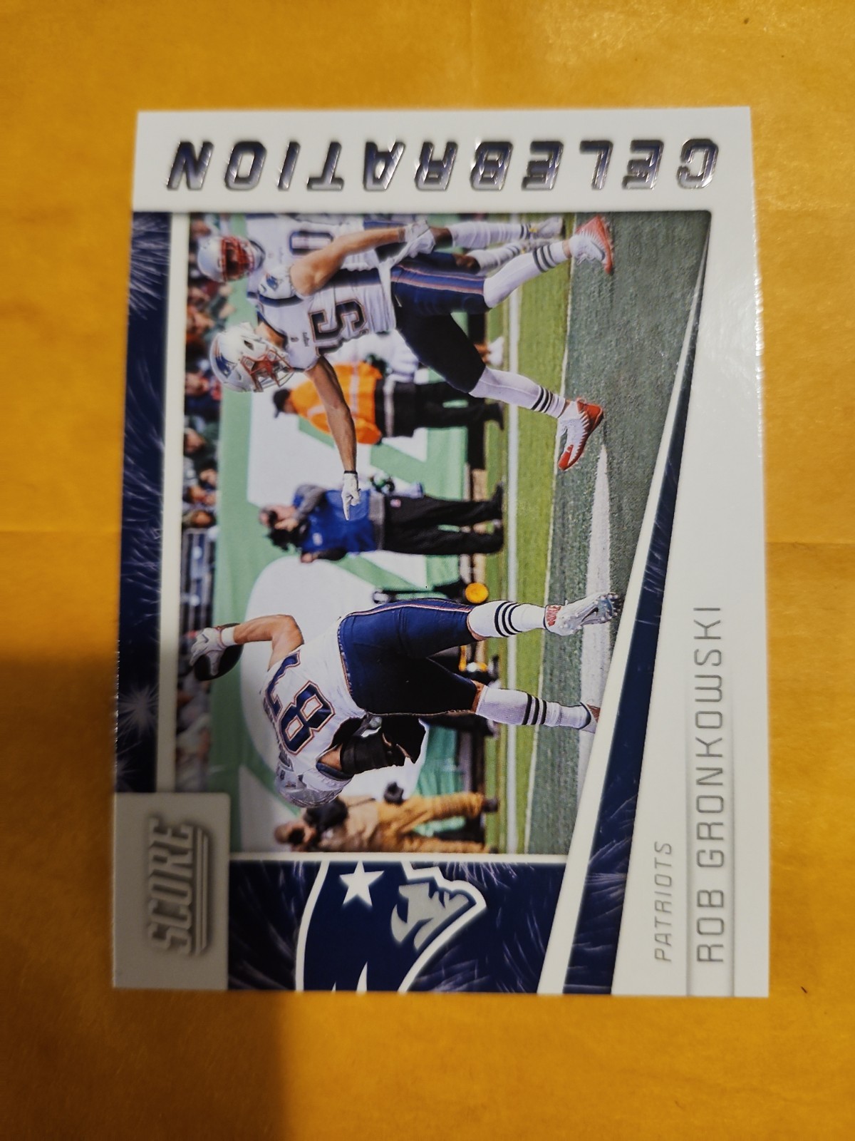 2019 Score Football Card Rob Gronkowski Celebration #C-6