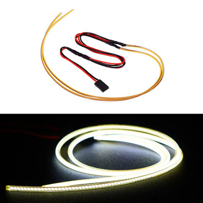 Injora RC LED Light Strip Flexible Cuttable Underglow Lighting Warm White L42-YE