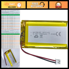 3.7V 1900mAh Rechargeable Lithium Polymer Battery for DIY Electronics  LED Ligh