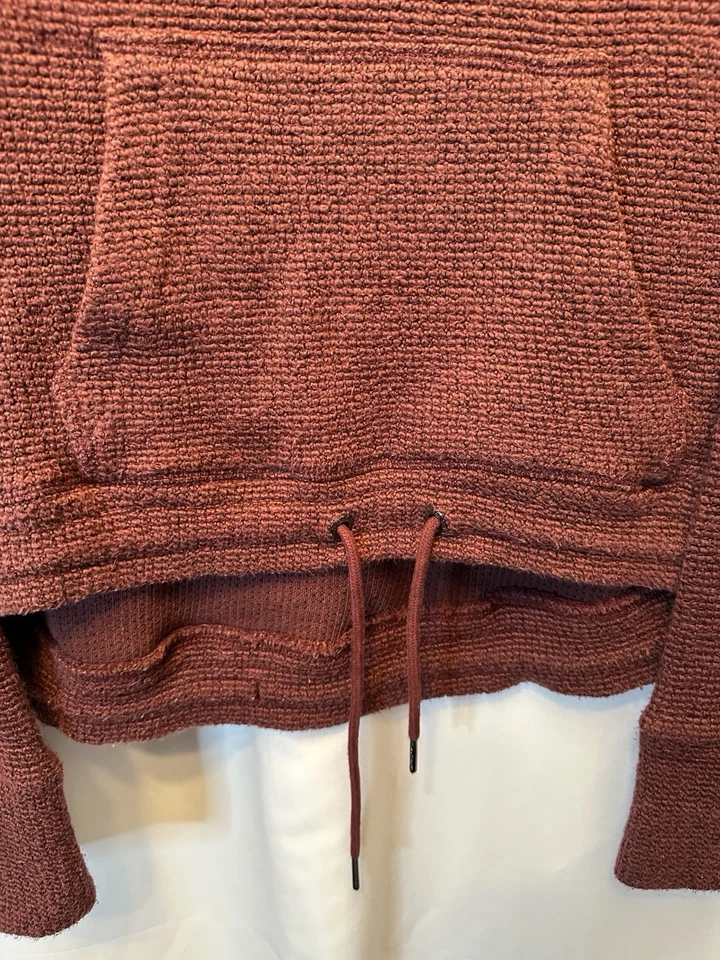 Sudadera corta tejida cuello embudo Boucle Sweaty Betty talla 14 cereza oscura Foto 4 de 4