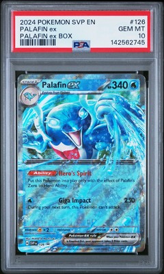 2024 POKEMON SVP EN-SV BLACK STAR PROMO PALAFIN EX BOX #126