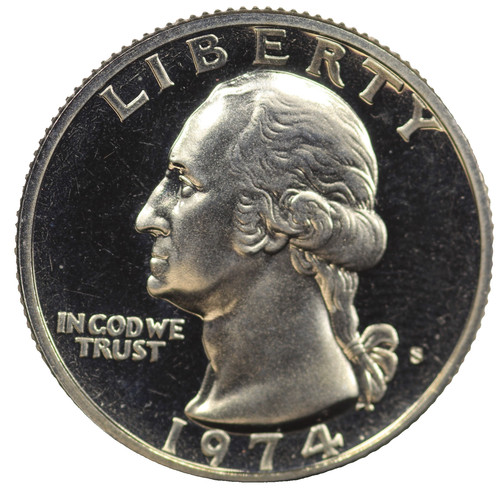 1974 S CLAD Washington Quarter UNCIRCULATED Proof Strike