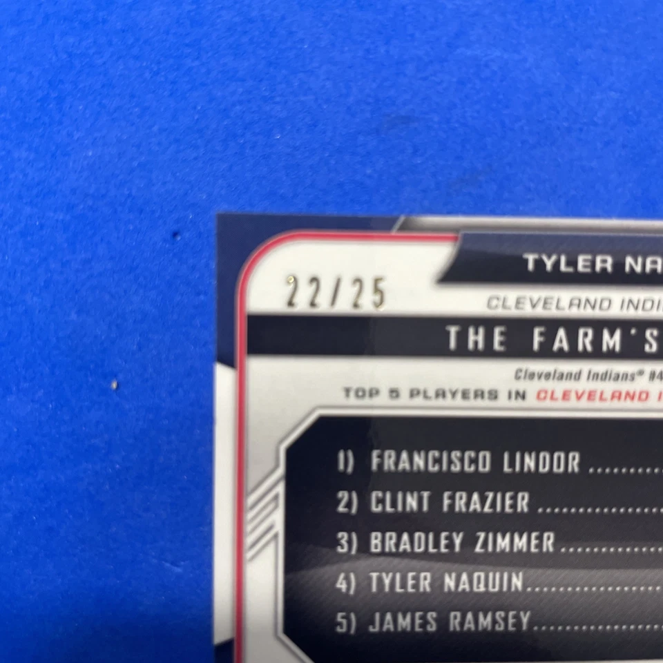 2015 Bowman The Farm's Finest Minis #FFM-TN Tyler Naquin 22/25 - Image 3 of 4