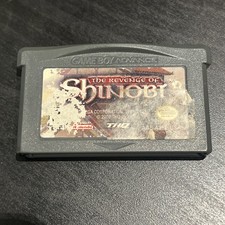 Revenge of Shinobi (Nintendo Game Boy Advance, 2002) Sticker Damage Video Game