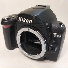 Nikon D40 DSLR Camera Body Shutter Tested Working Clean Used